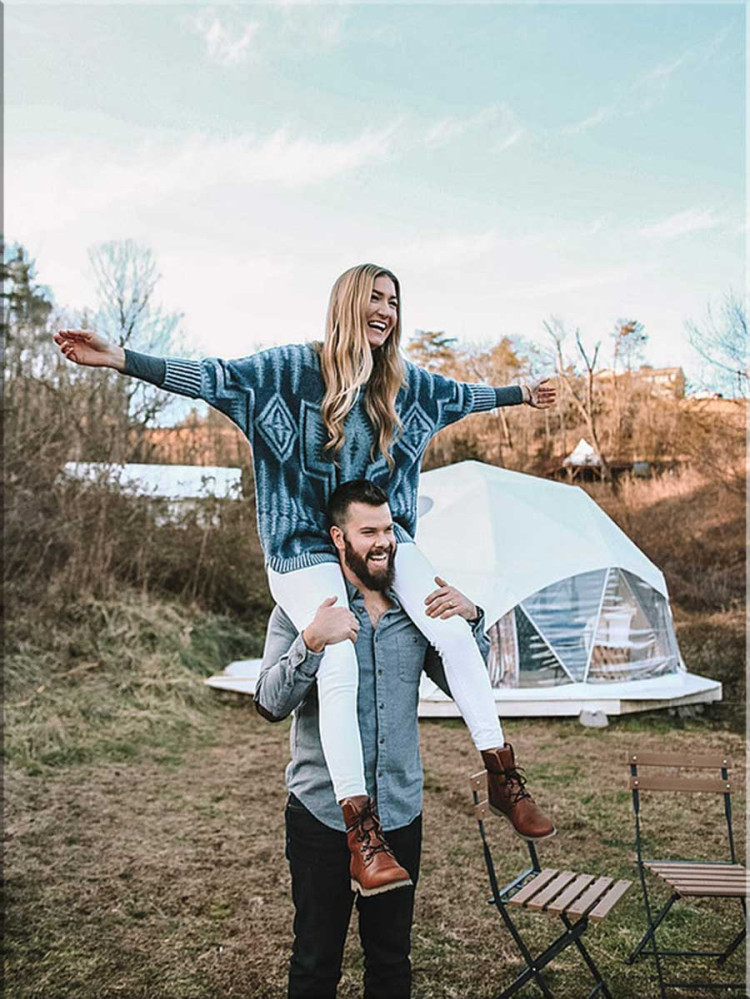 Dome house ở Asheville Glamping