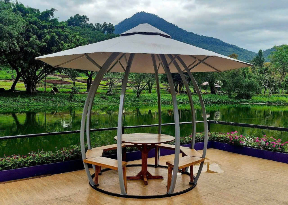 Triển lãm chòi sắt tại công viên du lịch yang bay khánh vĩnh khánh hòa ngày 9/8/2025