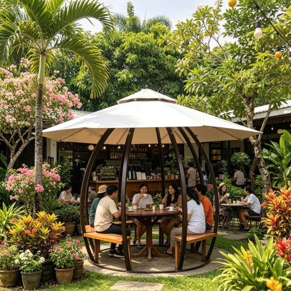 Chòi Khung Sắt Củ Hành Tây