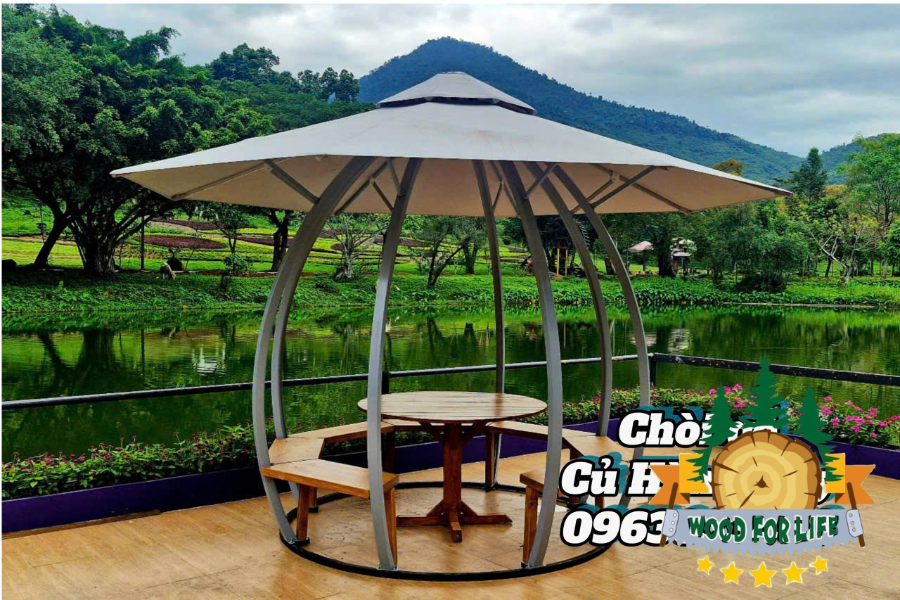 Chòi sắt sân vườn