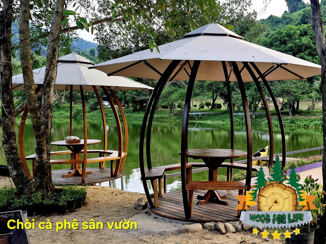 Chòi sắt sân vườn